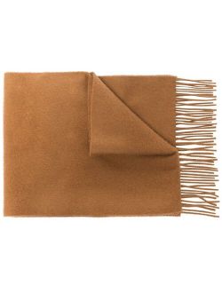 fringed cashmere scarf