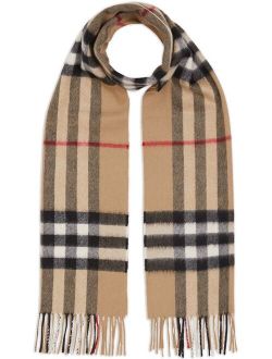 Burbery cashmere Classic Check scarf