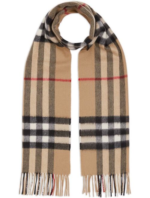 Buy Burberry Burbery cashmere Classic Check scarf online | Topofstyle