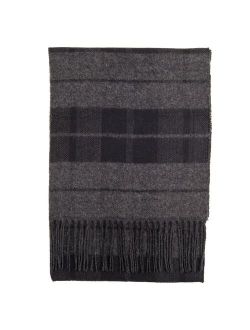 Gray Plaid Scarf