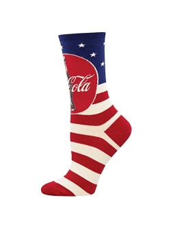 Americana Coca-Cola Coke One Size Fits Most Navy Ladies Socks
