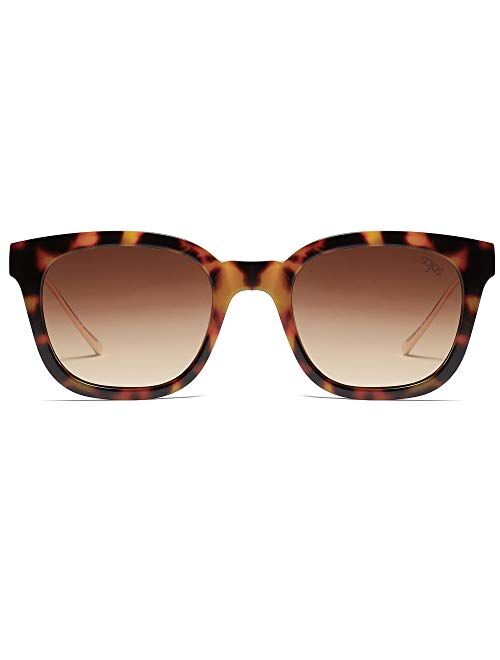 SOJOS Classic Square Polarized Sunglasses for Women UV400 Sun Glasses SJ2050