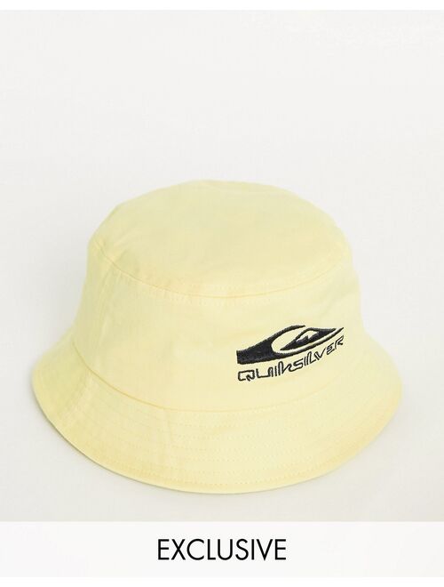 Quiksilver Sunrise Culture bucket hat in yellow - Exclusive to ASOS