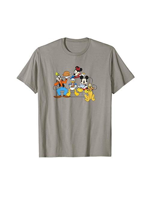 Disney Mickey & Friends Friendsgiving Couch T-Shirt