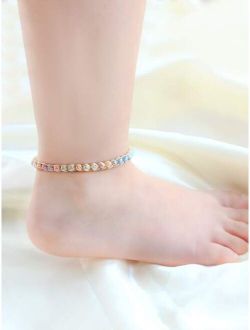 Toddler Girls Bead Decor Anklet