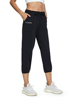 Joggers for Women Sweatpants-Elastic Waist Comfy Lounge Workout Sport Yoga Pants with Pockets