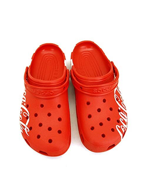 Crocs Unisex-Adult Men's and Women's Coca Cola X Classic Clog | Slip on Shoes