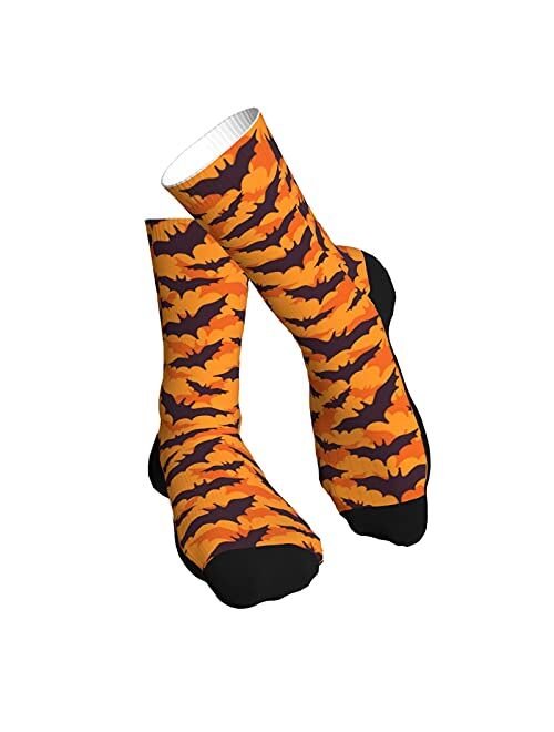 Men Women Novetly Funny Crew Cotton Athletic Socks - Halloween Thanksgiving Christmas Crazy Gift