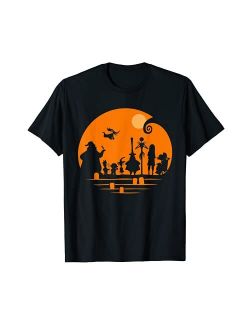 The Nightmare Before Christmas Halloween Silhouette T-Shirt