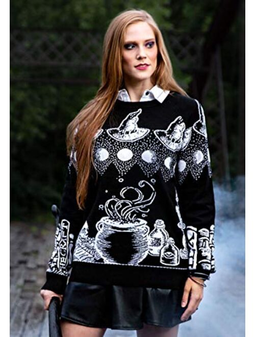 Adult Witch Spellcraft and Curios Halloween Sweater