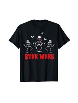 Halloween Darth Vader & Stormtroopers Skeletons T-Shirt