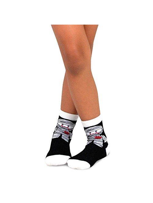 TeeHee Fun Halloween Novelty Socks for Little Kids Toddler Crew Socks Multi Pair Pack