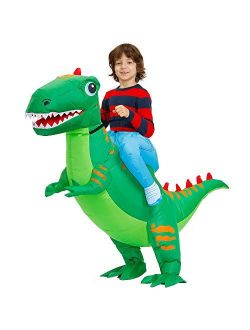 Kooy Inflatable Costume For Kids,Inflatable Dinosaur Costume,T-REX Costume, Blow Up Costume Kids,Halloween Costumes