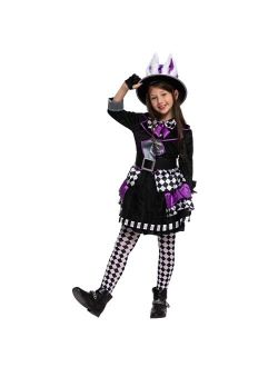 Girls Dark Mad Hatter Costume for Halloween Party
