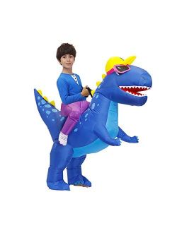 Decalare Inflatable costume for kids Dinosaur T-REX Costumes Fancy Costumes Halloween Party Cosplay Fantasy Blow up Costume