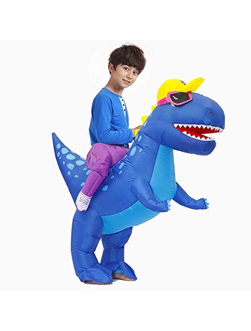 Decalare Inflatable costume for kids Dinosaur T-REX Costumes Fancy Costumes Halloween Party Cosplay Fantasy Blow up Costume