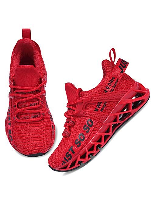 louheve Boys Girls Shoes Breathable Running Walking Tennis Shoes Fashion Sneakers for Kids