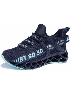 WONESION Kids Tennis Running Shoes Breathable Casual Walking Sneakers School for Boy and Girls