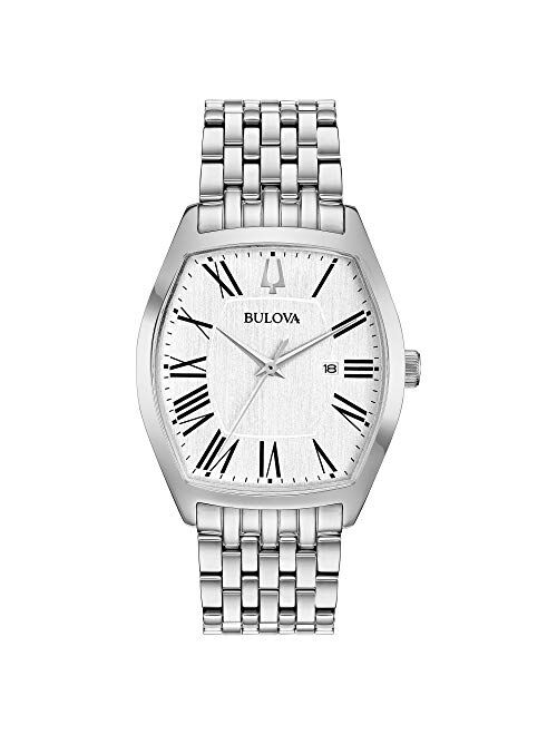 Bulova Classic Quartz Ladies Watch, Stainless Steel , Silver-Tone (Model: 96M145)