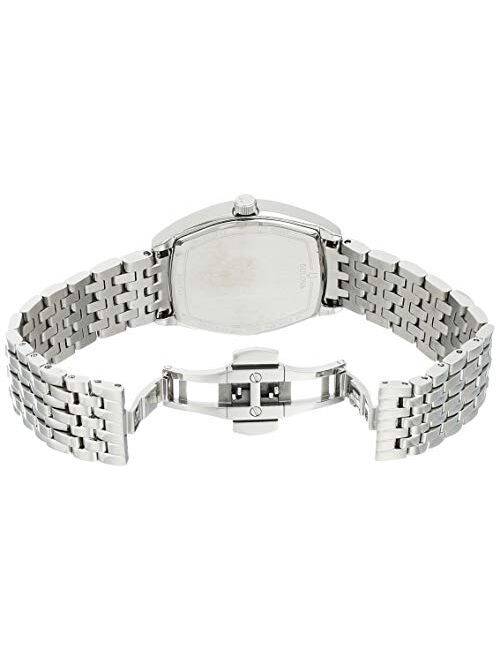 Bulova Classic Quartz Ladies Watch, Stainless Steel , Silver-Tone (Model: 96M145)