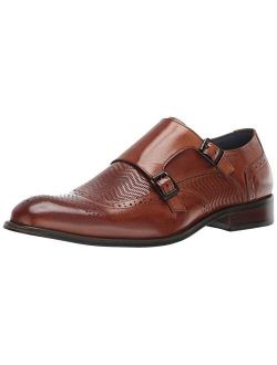 Men's Mabry Wing-tip Double Monk-Strap Loafer
