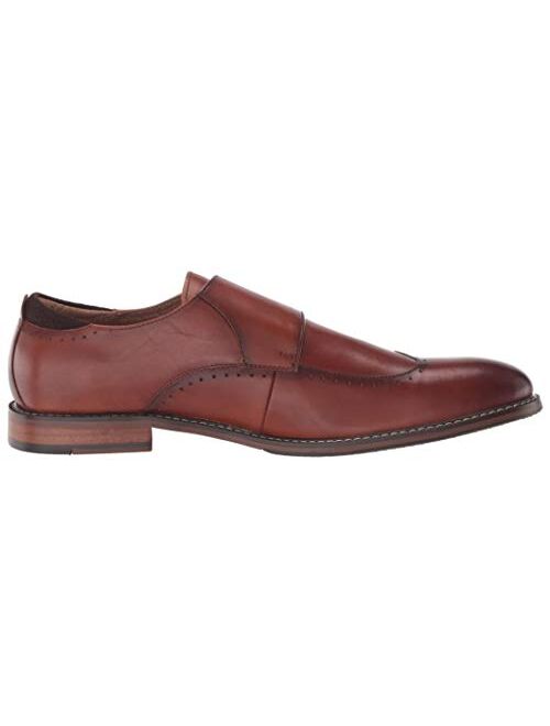 STACY ADAMS Men's Farwell Wingtip Double Monk Strap Loafer
