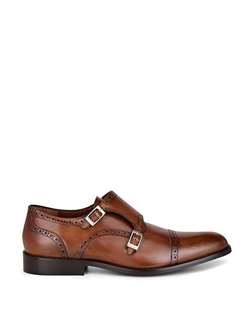 FRANCO CUADRA Men's Monkstrap Shoes in Genuine Leather