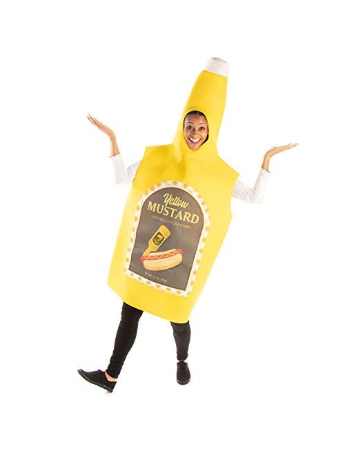Hauntlook Ketchup & Mustard Couples Costume - Funny Food Unisex Outfits