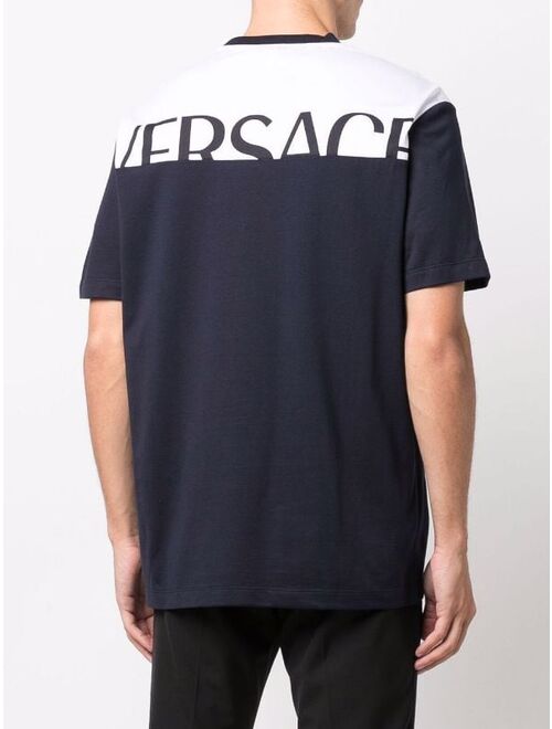 Versace patchwork logo-print T-shirt