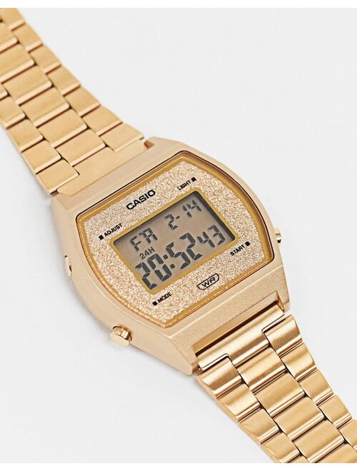 Casio digital bracelet watch in gold