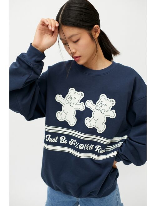 Urban outfitters Mayfair Just Be Kind Crew Neck Sweatshirt