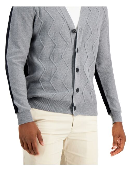 Alfani Men's Cable-Knit Cardigan Sweater, Created for Macy's