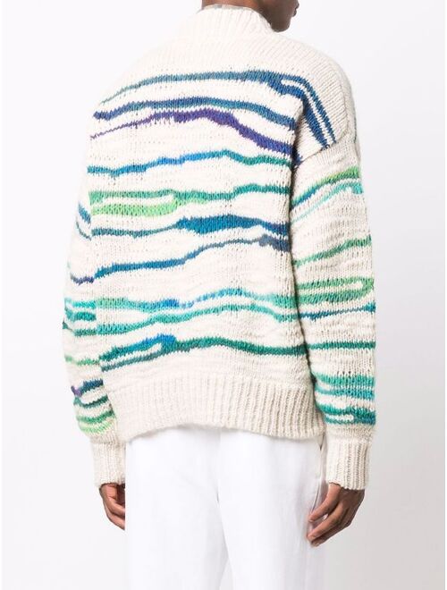 Isabel Marant Intarsia-Knit Long Sleeve Sweaters