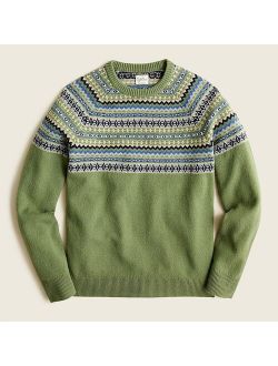 Fair Isle lambswool sweater