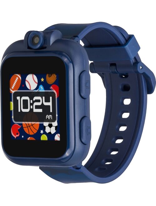 iTouch Kids PlayZoom Blue Camouflage Strap Touchscreen Smart Watch 42x52mm