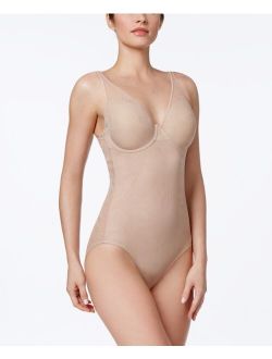 Women's Ultra-Light Firm Tummy-Control Sheer Lace Bodysuit M6552