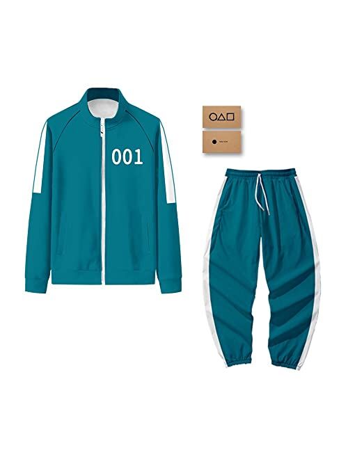 Squid Game cosplay Costume.2021 South Korea Movie Squid Game Sweatshirt Hoodies Pullover Round