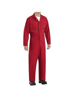 Red Kap Men's Zip-Front Cotton Coverall