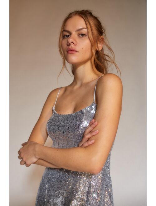 Urban outfitters UO Gretta Sequin Slip Mini Dress