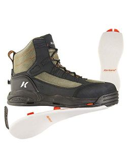 Korkers Greenback Wading Boots - Packed with the Essentials - Includes Interchangeable Felt Sole