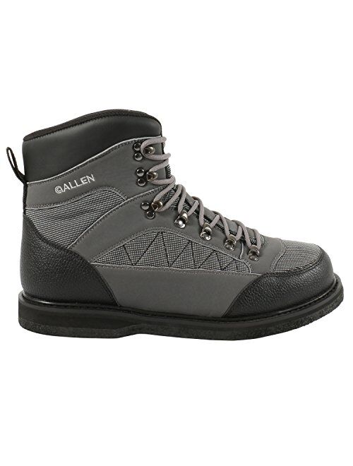 Allen Company Granite River Wading Boots, Felt Sole, Gray