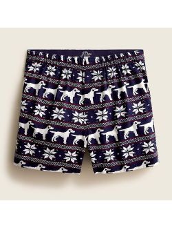 Printed Flannel Boxers