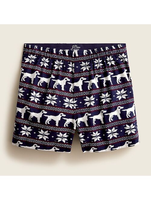 J.Crew Printed Flannel Boxers