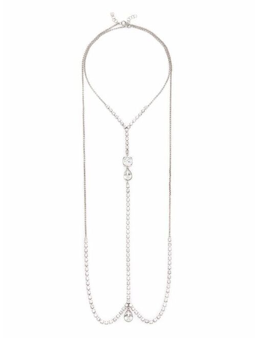 JW Anderson crystal-embellished body chain