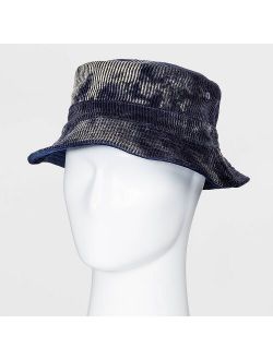 Men's Tie-Dye Reversible Bucket Hat - Original Use Blue