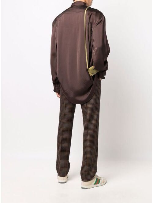 Jacquemus Silk Solid Button Up Shirt