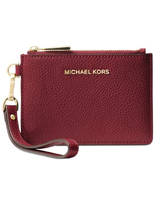 Buy Michael Kors Mercer Pebble Leather Coin Purse online | Topofstyle