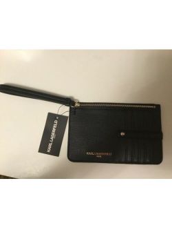 New with tags Women's Karl Lagerfeld Paris Slim Credit Card Holder/Wallet, Black