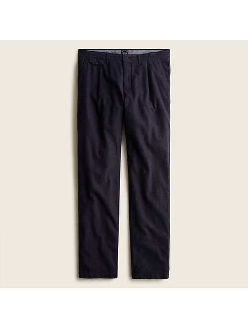 J.Crew Pleated stretch brushed twill pant