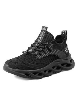 Running Shoes Men Fashion Mesh Ultra Lightweight Sport Gym Shoes Mens Cross Training Slip-On Casual Shoes for Walking